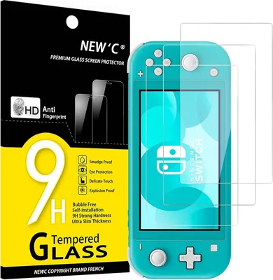 Film protecteur d'écran en verre trempé x 2 - Compatible Nintendo Switch Lite - Résistant aux rayures - Bub, Meilleur Prix