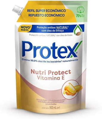 Sabonete Líquido Protex Nutri Protect com Vitamina E - 900ml | Melhor Preço