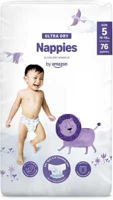 By Ultra Dry Nappies - Size 5 (10-16kg) - 76 Pack