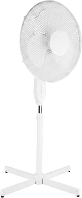 Aspect 16 Inch Pedestal Fan 3 Speed Settings Quiet Operation Oscillating Adjustable Height Cooling F