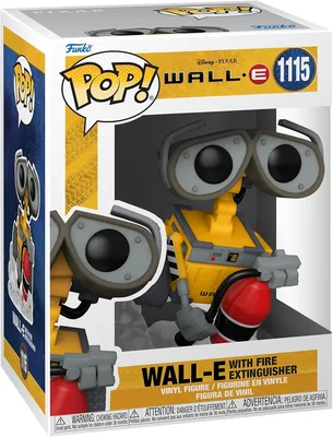 Funko POP! Disney: Pixar - Wall-E con Estintore - Figura di Vinile Collezionabile - Idea Regalo - Prodotto Ufficiale