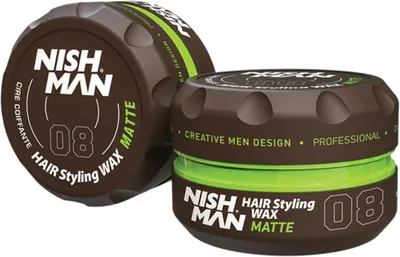 Nishman Hair Wax: Strong Hold, Water-Soluble Matte Wax | 150ml