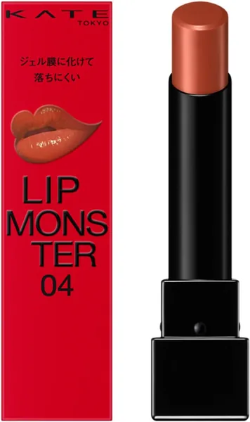 Kate Lip Monster Lipstick, 04 Pumpkin Wine, 0.1 oz (3 g), x1