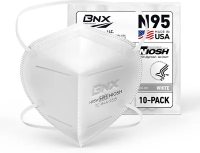 BNX N95 Mask Certified Respirator Face Mask (NIOSH, USA)