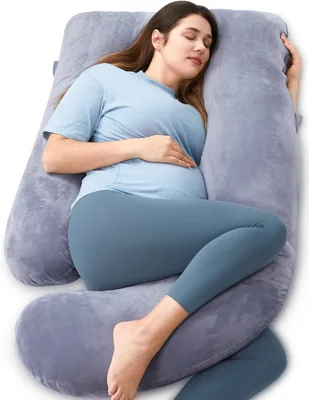 Momcozy Pregnancy Pillows 35% Off: U-Shaped Full Body Maternity Support