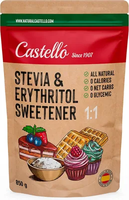 Castello Stevia Sweetener 850g - 1:1 Sugar Substitute