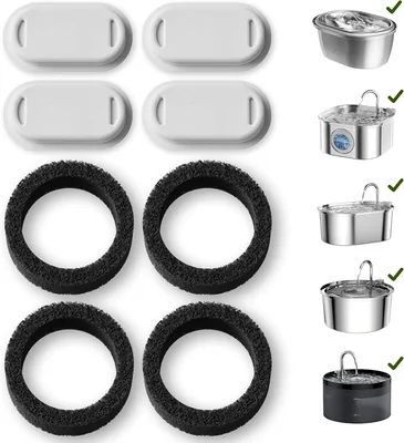 PETLIBRO 4 Pack Filters for Cat Water Fountain - 8% Off