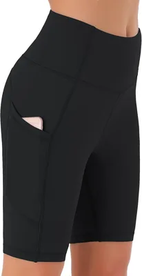 Persit Damen Kurzleggings, Opaque Radshorts mit Taschen - Best Deal