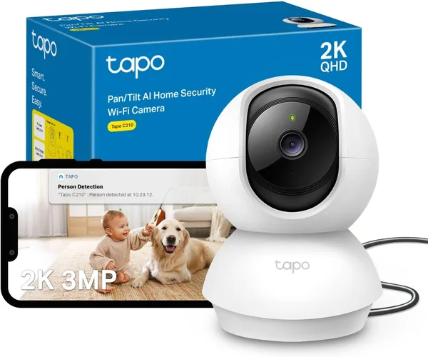 Tapo C210 2K 3MP Pan/Tilt Indoor Camera