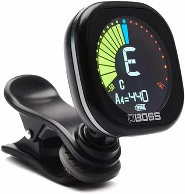 Tuner chromatique BOSS TU-05 rechargeable - Clip-on pour guitare, basse et ukulélé - Meilleur prix
