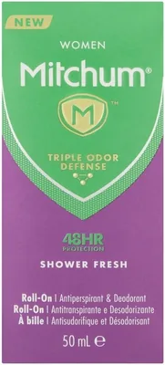 Mitchum Women's Shower Fresh Advanced Invisible Roll-On 50ml | 26% Off