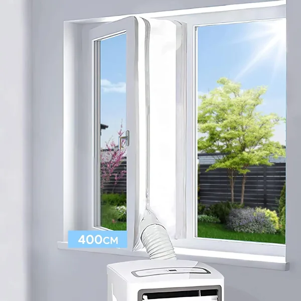 EGNBU 400 cm Vensterdicht voor Mobiele Airconditioners, Condensatoren, Afdrogers, Warmte Stop voor Attachement