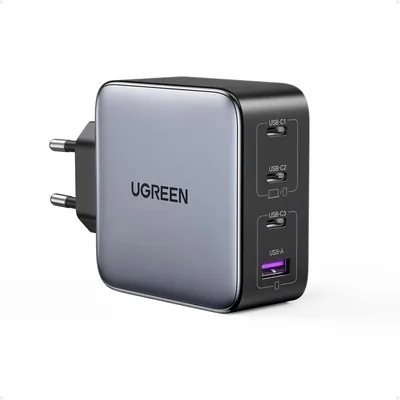 UGEN Nexode 100W USB C Ladegerät GaN USB C 4-Port PD Ladegerät mit PPS, kompatibel mit MacBook Pro, iPhone 16 Pro Max/15 - 40% Off