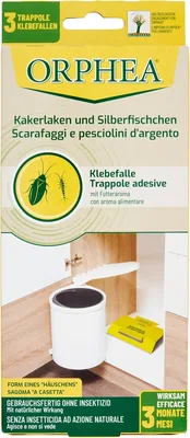 Orphea Trappo per Scarafaggi Argento a Lungo Effetto Senza Insetticidi