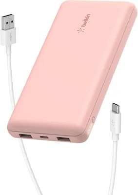 Belkin 10K USB-C Power Bank, 10000mAh Portable Charger