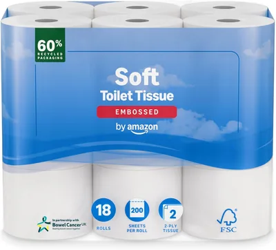 by Soft Toilet Tissue 2-Ply 18 Rolls Best Deal