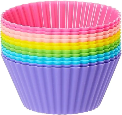 SKY-TOUCH Silicone Cupcake Liners 12Pcs