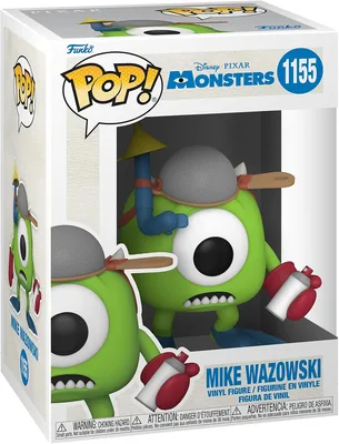 Funko Pop! Disney Pixar: Monsters Inc 20° Anniversario - Mike Wazowski con Guanti - Collectibile in Vinile