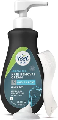 Veet Men Hair Removal Cream for Sensitive Skin, 13.5 fl oz