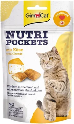 Gimcat Nutri Pockets 419237 Przysmak dla Kotów, 60 g - Najlepsza cena