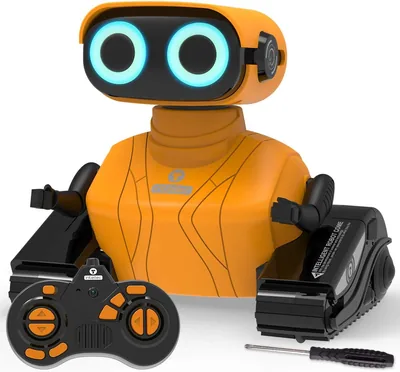 KaeKid Robot Toys for Kids, Remote Control Robot with LED Eyes & Sounds