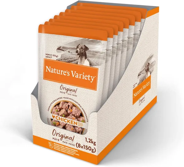 Nature's Variety Original No Grain - Pate for Adult Dogs Mini with Chicken