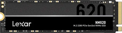 Lexar NM620 512GB SSD - Najszybszy dysk M.2 PCIe Gen3x4, do 3500 MB/s odczytu i 2400 MB/s zapisu