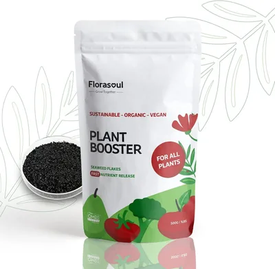 Florasoul® Allmän Plantnära Utvecklingsmiddel Seaweed Fertiliser 500 Litre Water Solubelt Organisk Tangflour 3-4-18 Mix - 50% Off