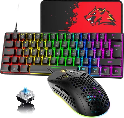 Redragon M711 RGB Gaming Mouse - 62-Key, Rainbow Backlit