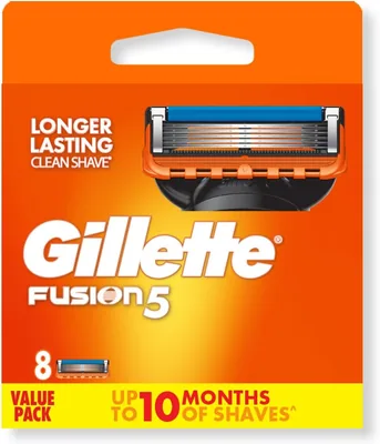 Gillette Fusion Manual Razor Blades 8 Count
