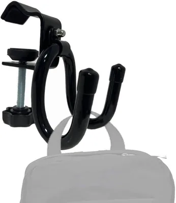 Clamp-On Headphone Hanger - Reduce Desk Clutter (20lb Capacity)