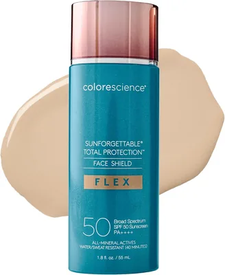 Colorescience Total Protection Face Shield SPF 50, Zinc Oxide, Fair, 1.8 fl. oz