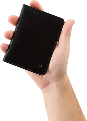 Carteira Masculina em Couro Legítimo com Proteção RFID - RG, CNH e Cartões