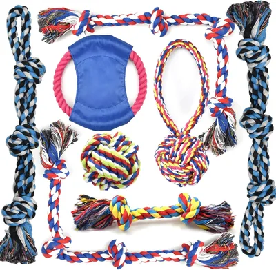 LECHONG Rope Dog Toys for Chewers - Large/Medium/Small Breed, Heavy Duty Dental Chew, Best Deal