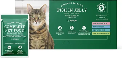 Wet Grain-Free Cat Food Fish Selection 4.8kg