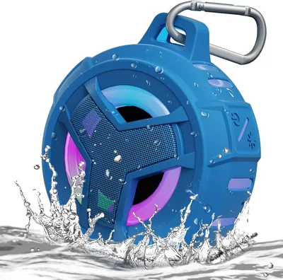 Coral Blue Bluetooth Speaker 5% Off
