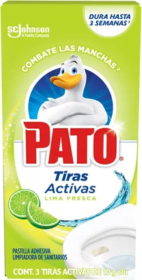 Pastillas Limpiainodoros Activas con Aroma a Lima Fresca - 3 Unidades