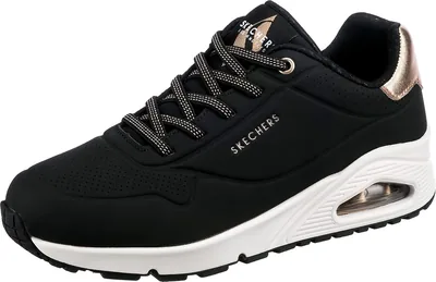 Skechers Dames Uno Shimmer Away Sneaker - Zilver - EU 39