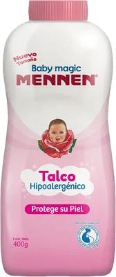 Talco para Bebé Mennen Baby Magic Rosa Hipoalergénico, 400 g - 51% Descuento