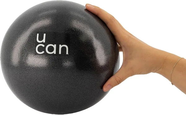 U Can - Pelota para Pilates, Barre y Yoga | Tamaño Pequeño 20-25 cm | Ideal para Ejercicios de Bajo Impacto, Tonificación y Rehabilitación | Material Resistente de PVC