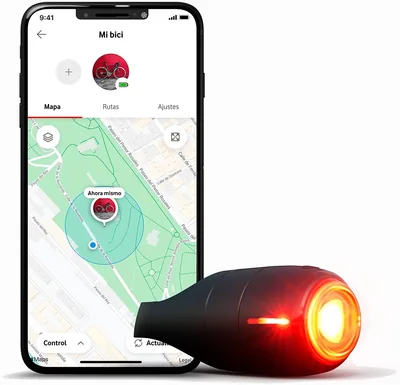 Vodafone Inteligentne tylne światło rowerowe Curve Bike Light GPS Tracker - Najlepsza cena