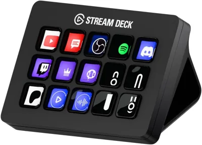 Elgato Stream Deck MK.2 - Contrôleur d'étude, 15 touches macro, déclenchez des actions dans les applications et les logiciels comme OBS, Twitch, YouTube, Meilleures Offres