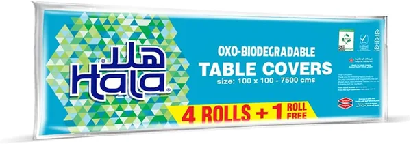 Hala Table Covers OXO Biodegradable 100 X 100 - 15 Mattress Table, 5 Rolls