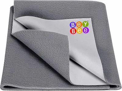 बेबी बीबी वाटरप्रूफ रबर शीट (लार्ज, 140cm x 100cm, ग्रे) 29% ऑफ