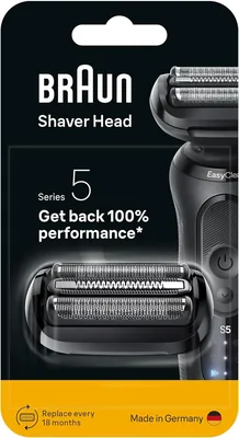 Braun Series 5 Shaving Head 54B Black