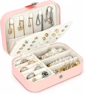 Bluelander Joyero, Organizador de Joyas para Anillos, Collares, Relojes, Pulseras y Aretes, Mejor Precio: 70% de Descuento