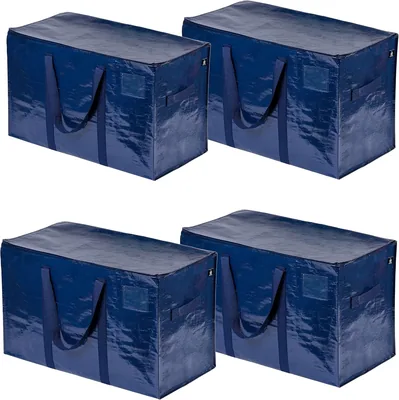 VENO 4 Pack Extra Large Moving Storage Bags - 10% Off