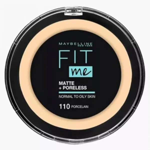 MAYBELLINE New York Fit Me Matte And Poreless Powder, 110 Porcelain