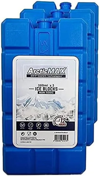 Ice Blocks 200ml x 3 - Coolant that Simply Stays Frozen for Longer - 12+ Hrs Chilled - BEVERAGES done RIGHT
