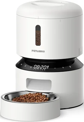 PETLIBRO Automatic Cat Feeder, Stainless Steel Bowl, Twist Lock Lid - 5 Portion, Best Deal